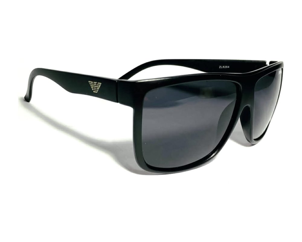 Lentes de sol Cuadrado ancho: cuadrado de acetato con mica gris