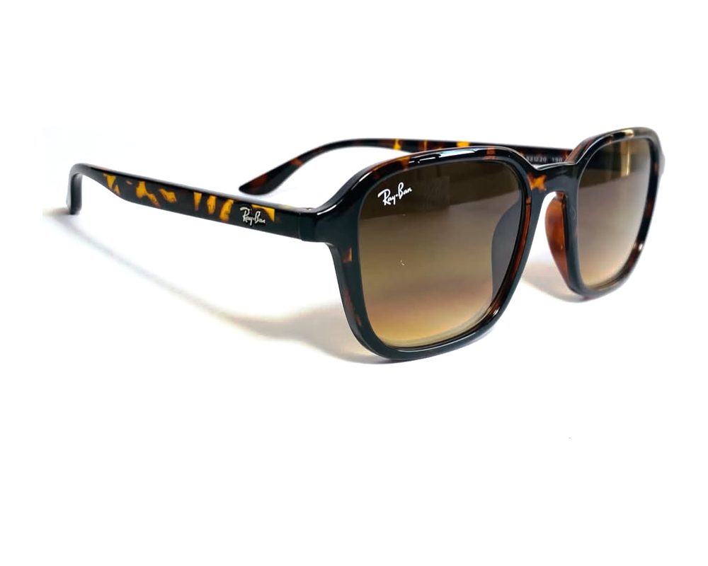 Lentes de sol Cuadrado carey: cuadrado de acetato con mica marrón degradé