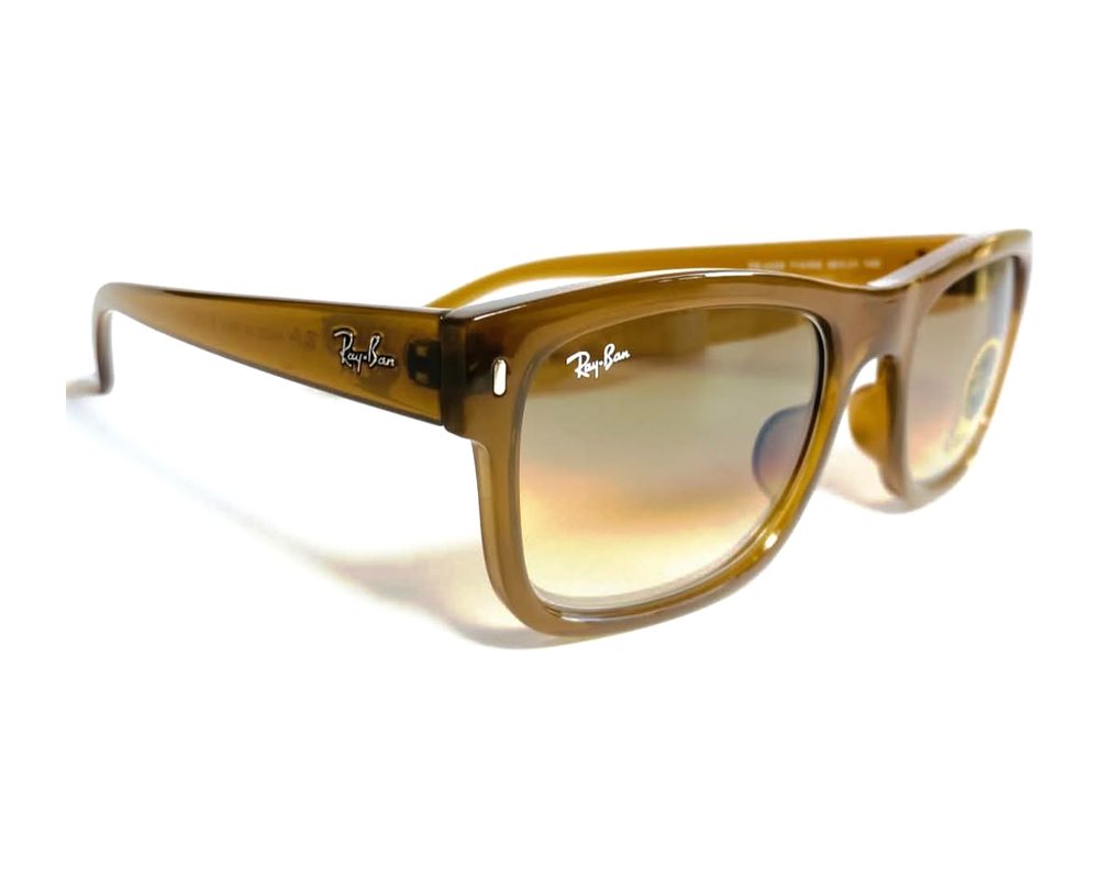 Lentes de sol Cuadrado ámbar: cuadrado de acetato con mica ámbar degradé