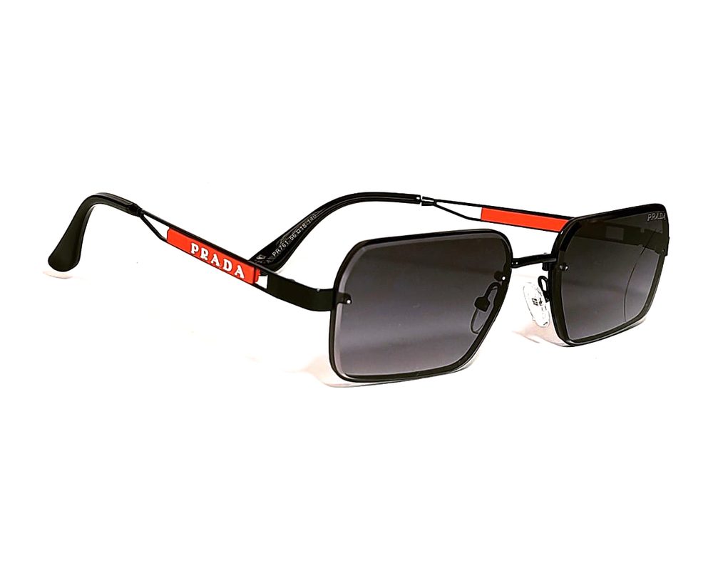 Lentes de sol Cuadrado racing: cuadrado de metal con mica gris degradé